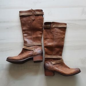 Ugg distressed Darcie tall leather boots 11